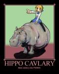 Posters Hippo cavalry